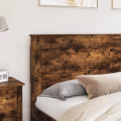 Tête De Lit Chêne Fumé 200 Cm Bois D'Ingénierie Vidaxl - Vue supplémentaire 2