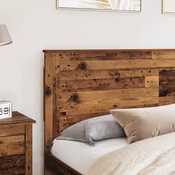 Tête De Lit Bois Ancien 200 Cm Bois D'Ingénierie Vidaxl - Vue supplémentaire 2