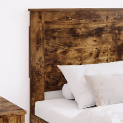 Tête De Lit Chêne Fumé 100 Cm Bois D'Ingénierie Vidaxl - Vue supplémentaire 2