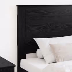 Tête De Lit Avec Tête De Lit Chêne Noir 80 Cm Bois D'Ingénierie Vidaxl - Vue supplémentaire 2