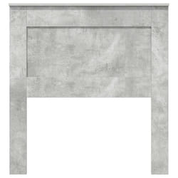 Tête De Lit Avec Tête De Lit Gris Béton 80 Cm Bois D'Ingénierie Vidaxl