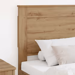 Tête De Lit Chêne Artisanal 80 Cm Bois D'Ingénierie Vidaxl - Vue supplémentaire 2