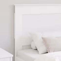Tête De Lit Avec Tête De Lit Blanc 75 Cm Bois D'Ingénierie Vidaxl - Vue supplémentaire 2