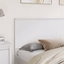 Tête De Lit Avec Tête De Lit Blanc 180 Cm Bois D'Ingénierie Vidaxl - Vue supplémentaire 2