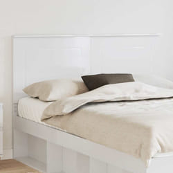 Tête De Lit Blanc Brillant 150 Cm Bois D'Ingénierie Vidaxl
