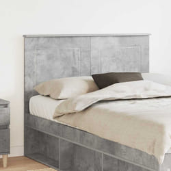 Tête De Lit Gris Béton 135 Cm Bois D'Ingénierie Vidaxl