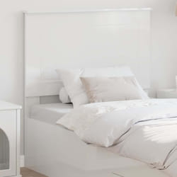 Tête De Lit Blanc Brillant 90 Cm Bois D'Ingénierie Vidaxl
