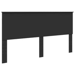 Tête De Lit Chêne Noir 180 Cm Bois D'Ingénierie Vidaxl