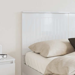 Tête De Lit Blanc Brillant 140 Cm Bois D'Ingénierie Vidaxl