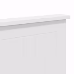 Tête De Lit Blanc Brillant 140 Cm Bois D'Ingénierie Vidaxl - Vue supplémentaire 2