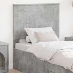 Tête De Lit Avec Tête De Lit Gris Béton 80 Cm Bois D'Ingénierie Vidaxl