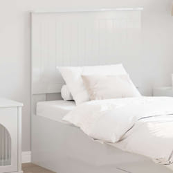Tête De Lit Blanc Brillant 80 Cm Bois D'Ingénierie Vidaxl
