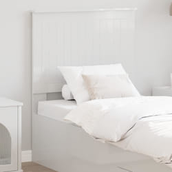 Tête De Lit Blanc Brillant 75 Cm Bois D'Ingénierie Vidaxl