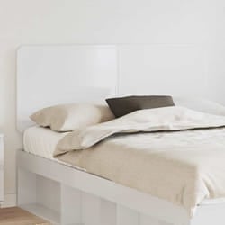 Tête De Lit Blanc Brillant 150 Cm Bois D'Ingénierie Vidaxl