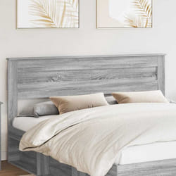 Tête De Lit Gris Sonoma 200 Cm Bois D'Ingénierie Vidaxl