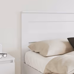 Tête De Lit Avec Tête De Lit Blanc 160 Cm Bois D'Ingénierie Vidaxl - Vue supplémentaire 2