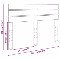 Tête De Lit Avec Tête De Lit Blanc 150 Cm Bois D'Ingénierie Vidaxl - Vue supplémentaire 2