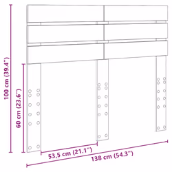 Tête De Lit Avec Tête De Lit Blanc 135 Cm Bois D'Ingénierie Vidaxl - Vue supplémentaire 2