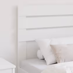 Tête De Lit Avec Tête De Lit Blanc 75 Cm Bois D'Ingénierie Vidaxl - Vue supplémentaire 2