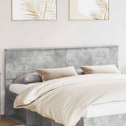 Tête De Lit Gris Béton 200 Cm Bois D'Ingénierie Vidaxl