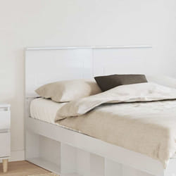 Tête De Lit Blanc Brillant 135 Cm Bois D'Ingénierie Vidaxl