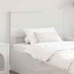 Tête De Lit Blanc Brillant 80 Cm Bois D'Ingénierie Vidaxl
