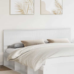 Tête De Lit Blanc Brillant 200 Cm Bois D'Ingénierie Vidaxl