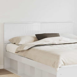 Tête De Lit Blanc Brillant 160 Cm Bois D'Ingénierie Vidaxl