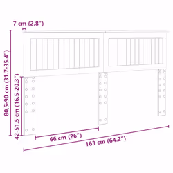 Tête De Lit Blanc Brillant 160 Cm Bois D'Ingénierie Vidaxl - Vue supplémentaire 2
