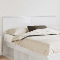 Tête De Lit Blanc Brillant 150 Cm Bois D'Ingénierie Vidaxl