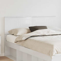 Tête De Lit Blanc Brillant 140 Cm Bois D'Ingénierie Vidaxl