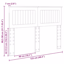 Tête De Lit Avec Tête De Lit Blanc 120 Cm Bois D'Ingénierie Vidaxl - Vue supplémentaire 2