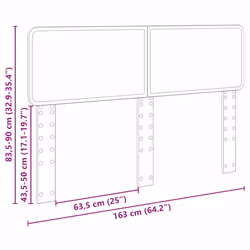Tête De Lit Blanc Brillant 160 Cm Bois D'Ingénierie Vidaxl - Vue supplémentaire 2