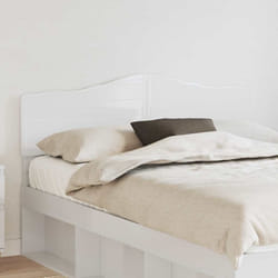 Tête De Lit Blanc Brillant 140 Cm Bois D'Ingénierie Vidaxl