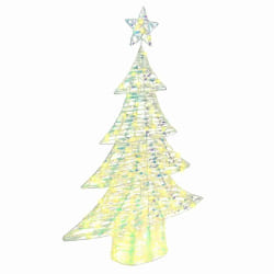 vidaXL Sapin de Noël avec 120 LED Blanc chaud 120 cm PET
