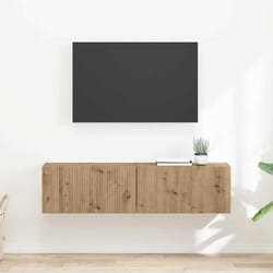Meuble Tv Mural 2 Pcs Chêne Artisan 60 X 31 X 29.5 Cm Vidaxl
