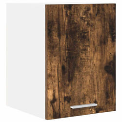Armoire Suspendue Chêne Fumé Et Blanc 30 X 31 X 40 Cm Vidaxl