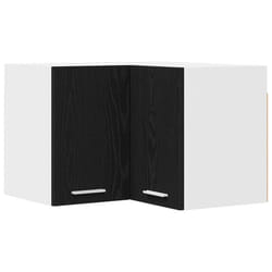 Armoire Suspendue Chêne Noir Et Blanc 57 X 57 X 40 Cm Vidaxl