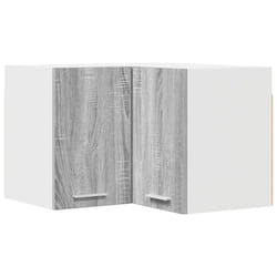 Armoire Suspendue Gris Sonoma Et Blanc 57 X 57 X 40 Cm Vidaxl