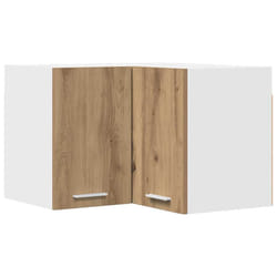Armoire Suspendue Chêne Artisan Et Blanc 57 X 57 X 40 Cm Vidaxl