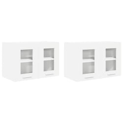 Armoire Suspendue 2 Pcs Blanc 60 X 31 X 40 Cm Bois D'Ingénierie Vidaxl