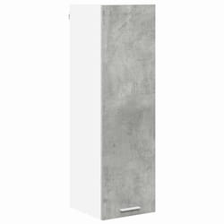 Armoire Suspendue Avec Porte Riga Gris Béton 30 X 31 X 100 Cm Vidaxl