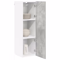 Armoire Suspendue Avec Porte Riga Gris Béton 30 X 31 X 100 Cm Vidaxl - Vue supplémentaire 2