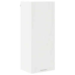Armoire Suspendue Riga Blanc 40 X 31 X 100 Cm Bois D'Ingénierie Vidaxl