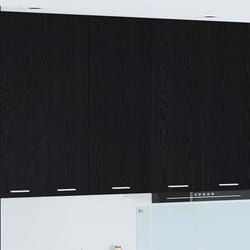 Armoire Suspendue Avec Porte Riga Chêne Noir 40 X 31 X 100 Cm Vidaxl