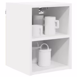 Armoire Suspendue Avec Étagère Riga Blanc 30 X 29,5 X 40 Cm Vidaxl - Vue supplémentaire 2