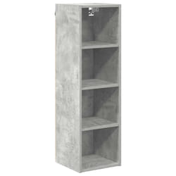 Armoire Suspendue Avec Stockage Gris Béton 30 X 29,5 X 100 Cm Vidaxl