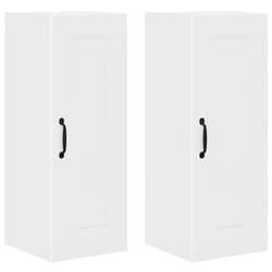 Armoire De Cuisine Kalmar 2 Pcs Blanc 30 X 31 X 80 Cm Vidaxl