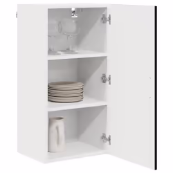 Armoire De Cuisine Avec Stockage Kalmar Noir 40 X 31 X 80 Cm Vidaxl - Vue supplémentaire 2