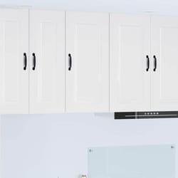 Armoire De Cuisine Kalmar Blanc Brillant 40 X 31 X 80 Cm Vidaxl
